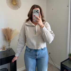 Lululemon Cropped Scuba 1/4 Zip
